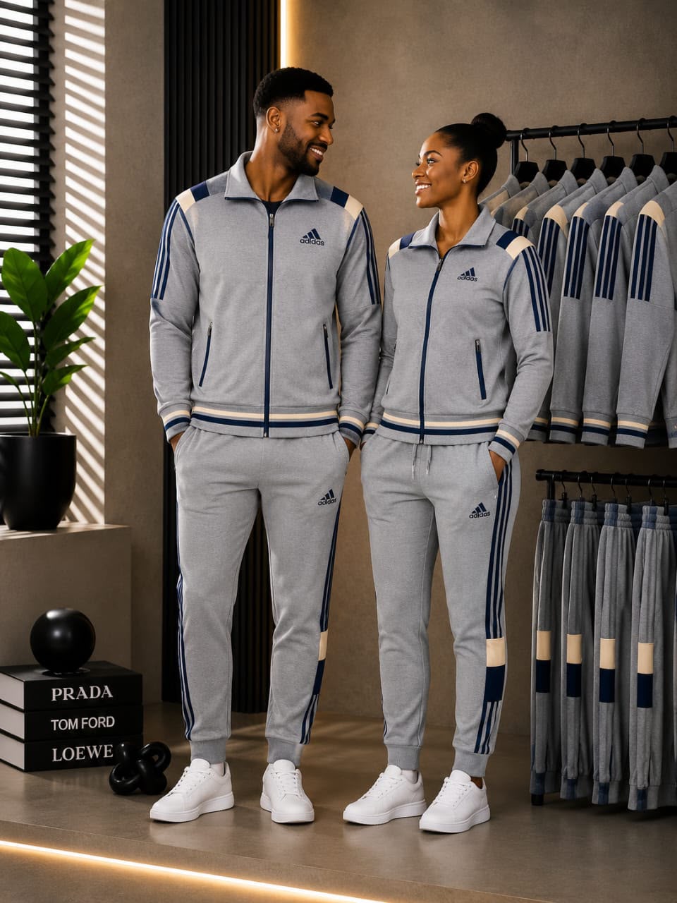 Adidas Classic Grey Tracksuit