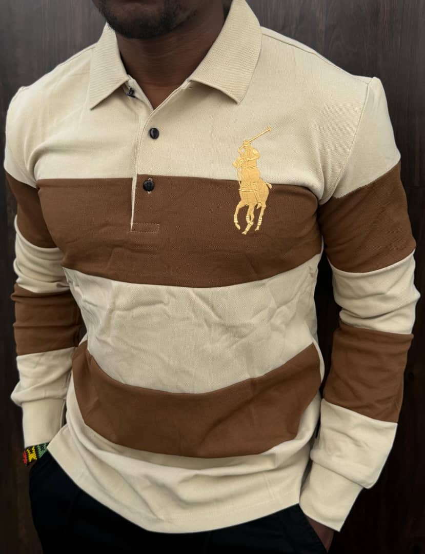 Big Pony Rugby Polo ya Cream
