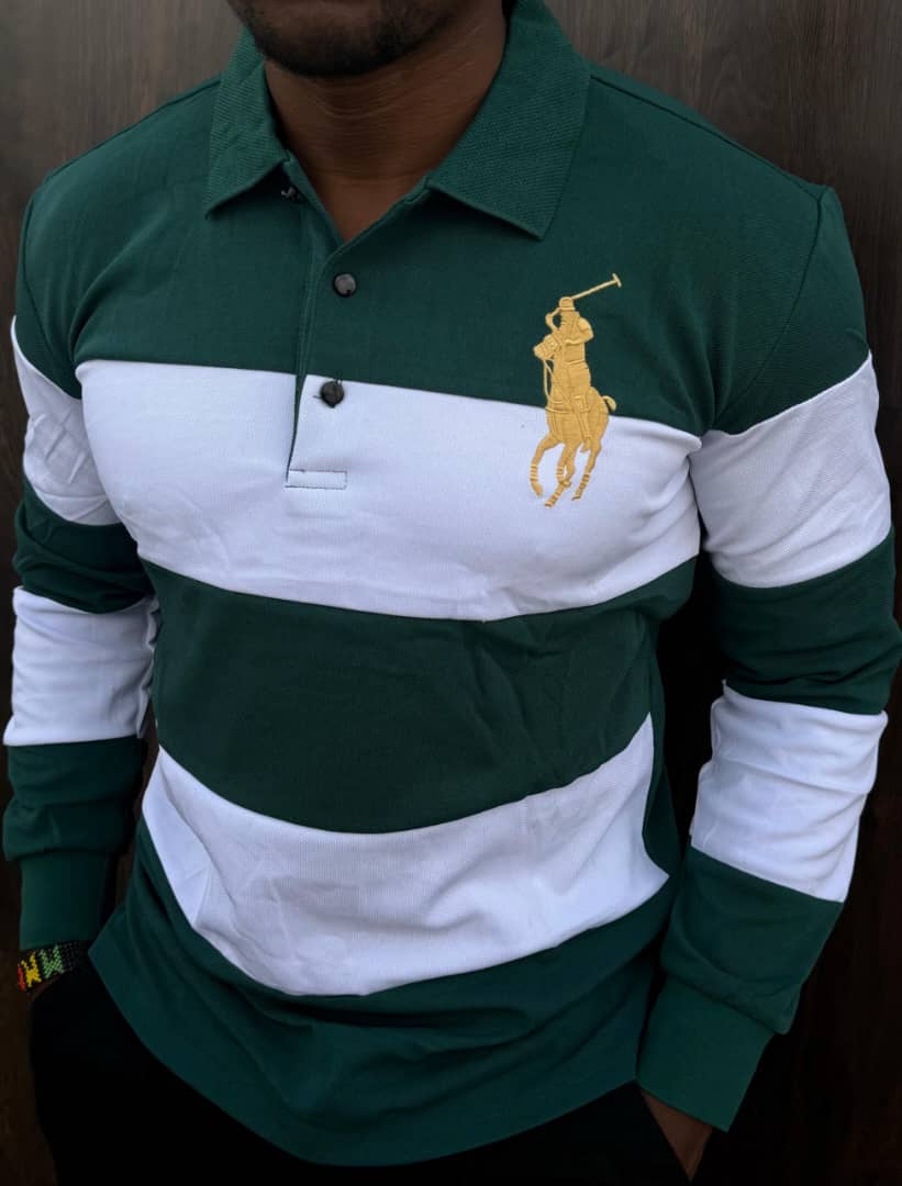 Big Pony Rugby Polo ya Green