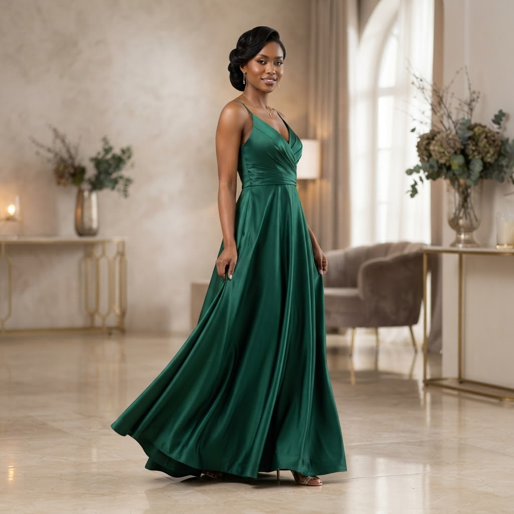 Gauni la Jioni la Emerald